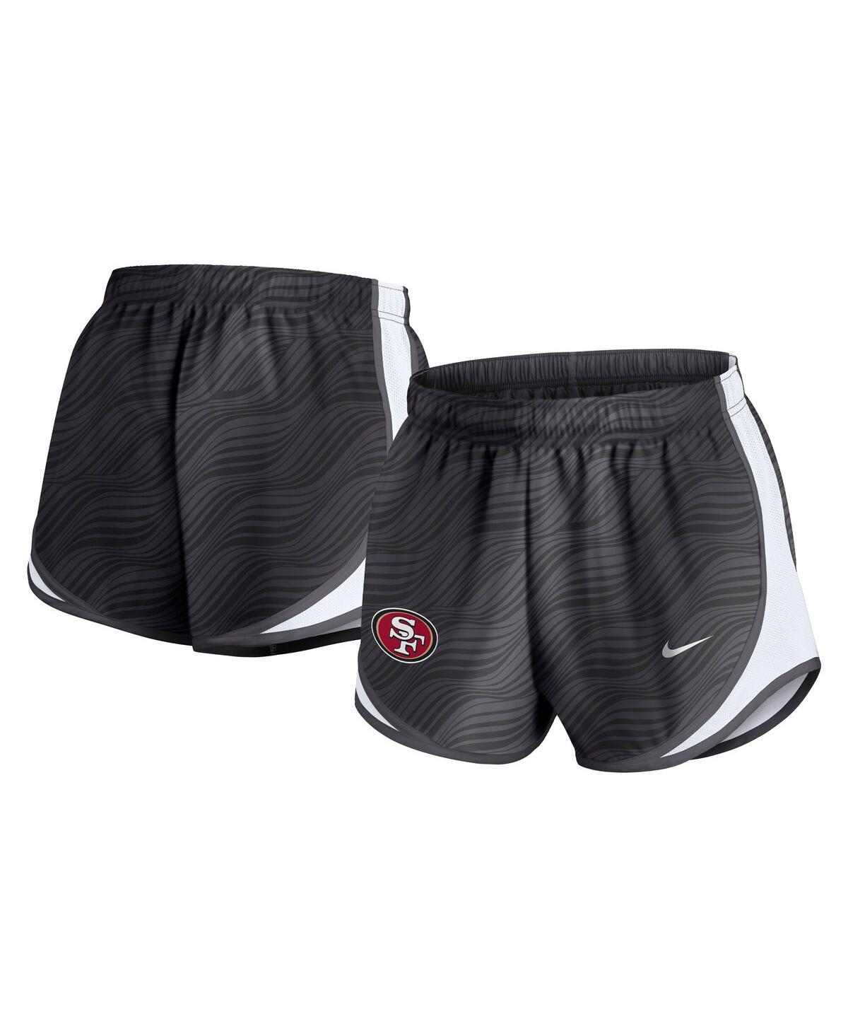 Women's Anthracite San Francisco 49ers Tempo Performance Shorts - Anthracite