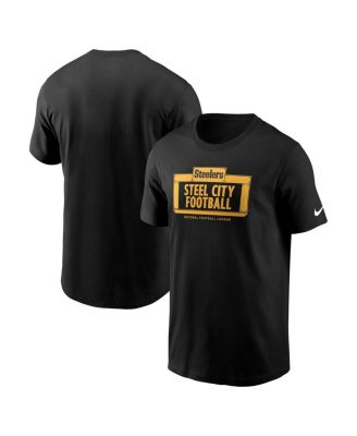 Nike - Men's Black Pittsburgh Steelers Primetime Local Essential T-Shirt