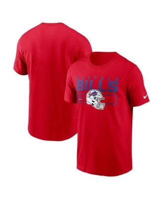 Nike - Men's Red Buffalo Bills Primetime Helmet Essential T-Shirt