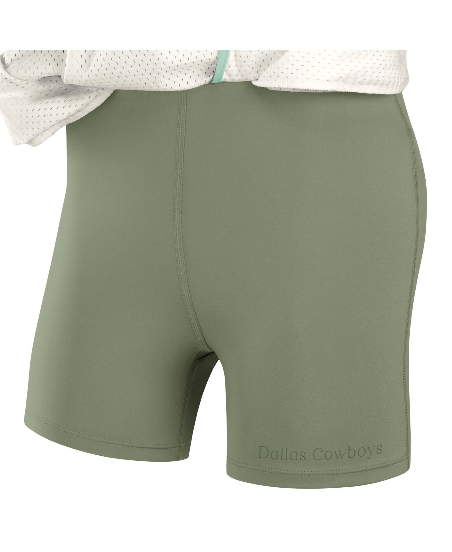 Женские юбки Fanatics Cream Dallas Cowboys Studio Wellness Skorts — фото 2