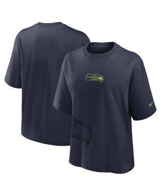 Nike - Women's College Navy Seattle Seahawks Boxy T-Shirt