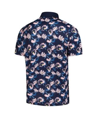 Men's Navy Arnold Palmer Invitational Springs Floral Polo Shirt