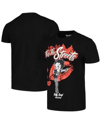 Reason - Men's and Women's Black Betty Boop For The Streets T-Shirt