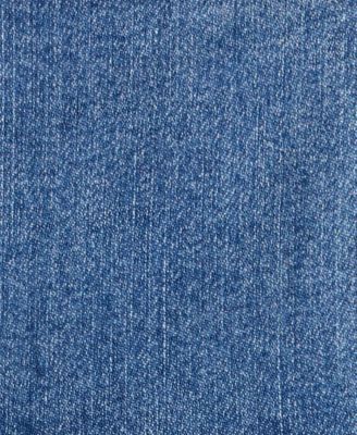 Baby Girls Floral-Print Top, Denim Jumper & Footed Tights, 3 Piece Set 