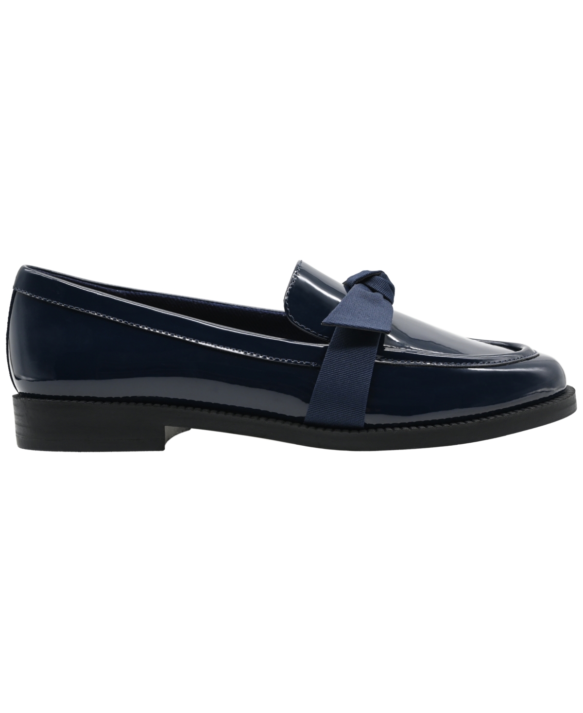 On 34th Women's Kasandra Bow Loafers, Created For Macy's In Navy