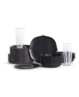 Baskerville 32 Pc. Dinnerware & Glassware Set, Service for 8