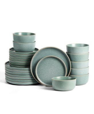 Amber 24 Pc. Dinnerware Set, Service for 8