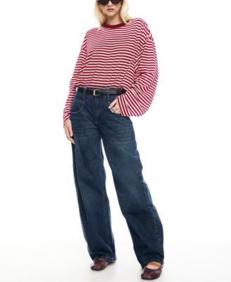 Women's Bloom Round-Neck Long-Sleeve Top