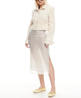 Women's Balmy Button-Front Long-Sleeve Jacket