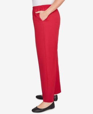 Plus Size Classic Poly Accord Short Length Pants