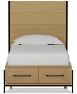 Linstead Twin Panel Storage Bed, Created for Macy's