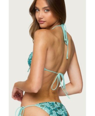 Women's Mirabella Sequin Bikini Top