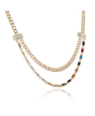 Double Layer Multicolor Necklace