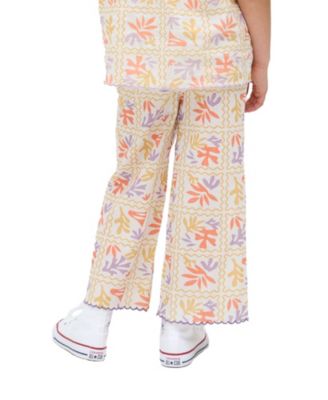 Gilly Scallop Edge Matisse Print Trouser