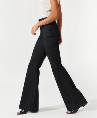 Women's High-Waisted Wide-Leg Tailored Trousers