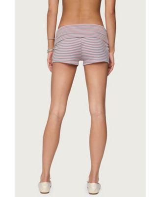 Women's Kodi Striped Fold Over Shorts
