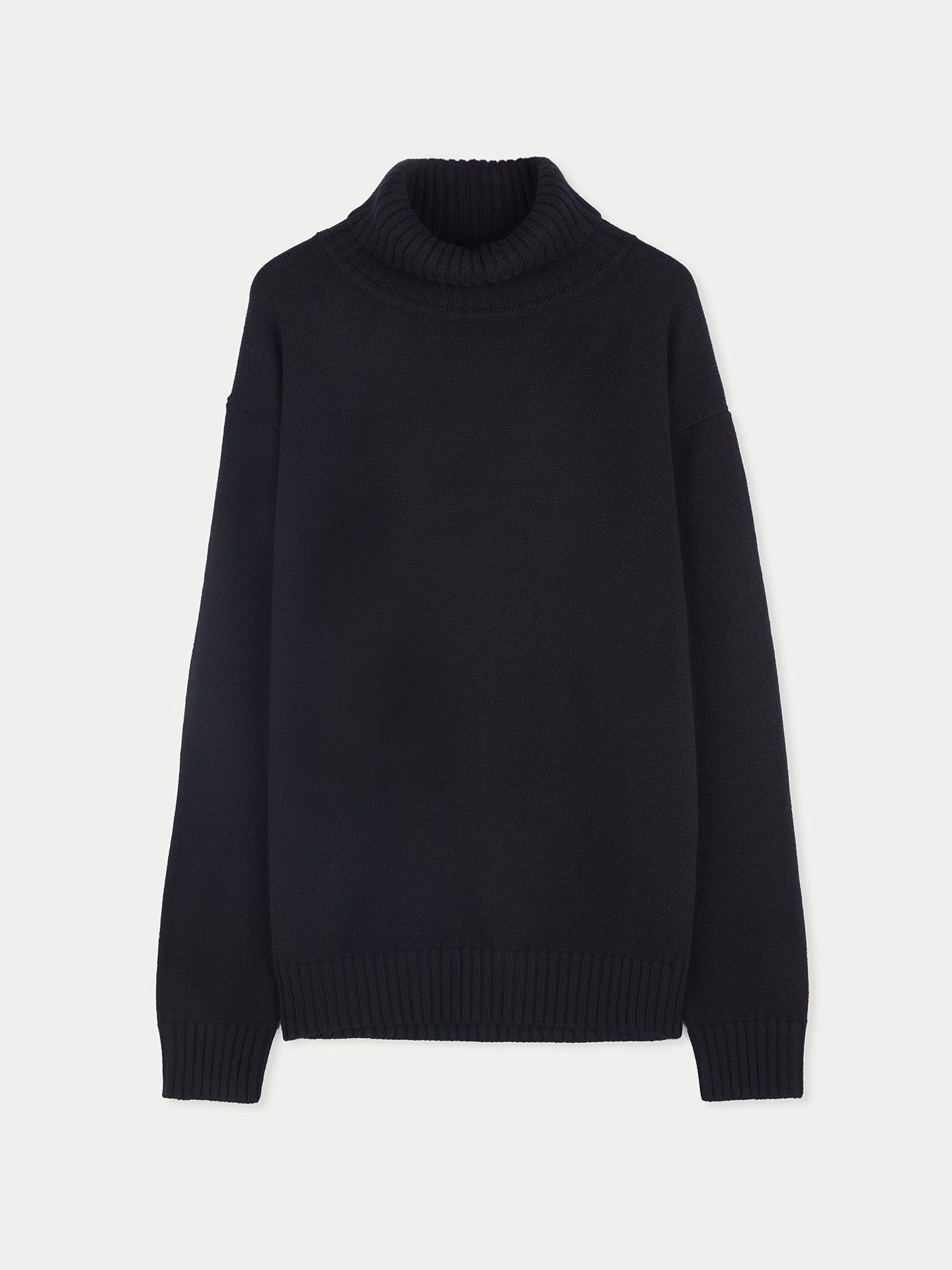 Мужская кашемировая водолазка Gobi Cashmere, цвет: Чёрный синий графитовый — фото 6