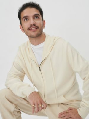 Men's Cashmere Zip Hoodie