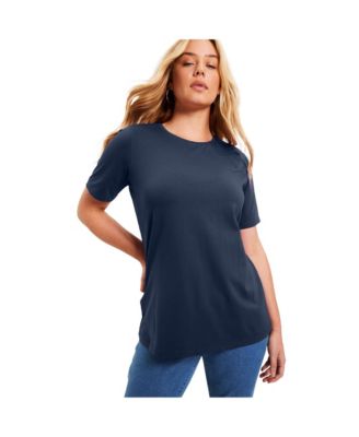 Women's June and Vie Short-Sleeve Crewneck One + Only Tee