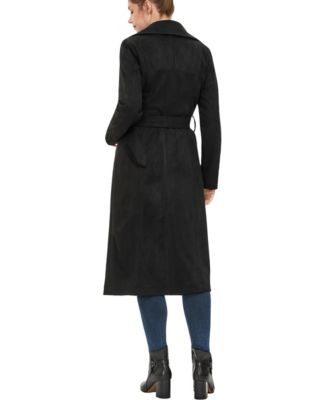 Women's Natalia Faux Suede Trench Coat