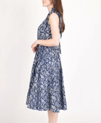 Women's Tiered Midi Dress