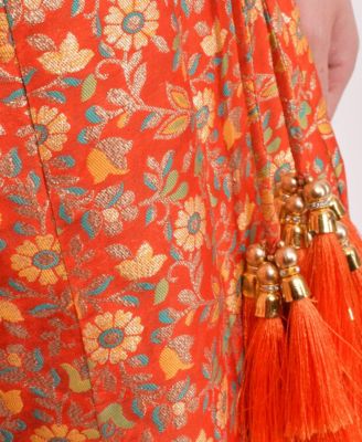 Women's Floral Brocade Lehenga Choli