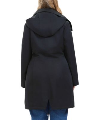 Women's Plus Size Camila Water Resistant Hooded Anorak Coat