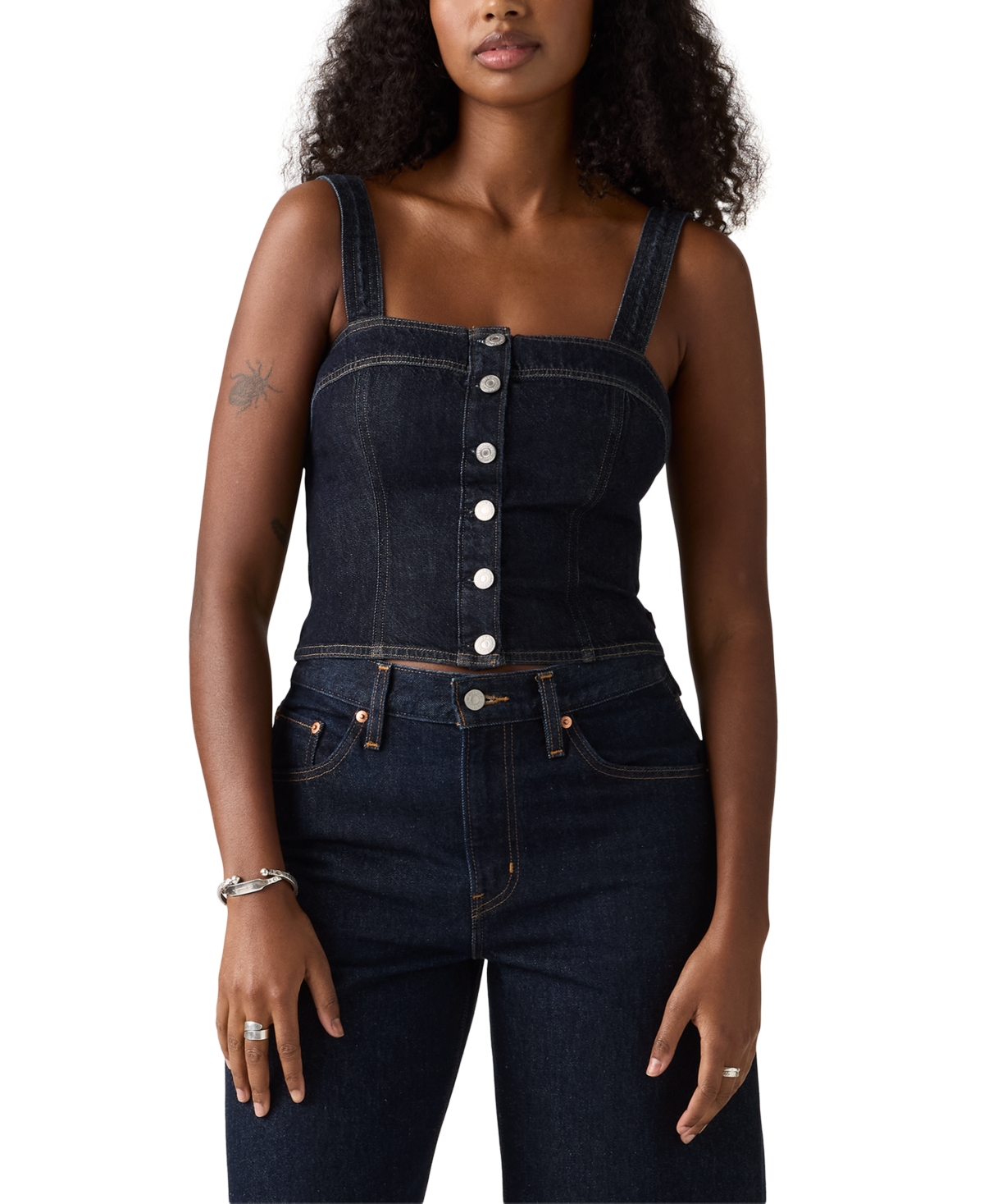 Levi's Women's Cotton Drea Denim Tank