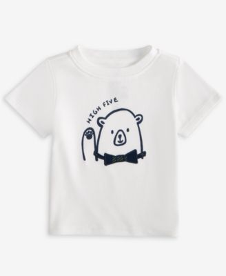 First Impressions - Baby Boys Short-Sleeve Bear Graphic T-Shirt