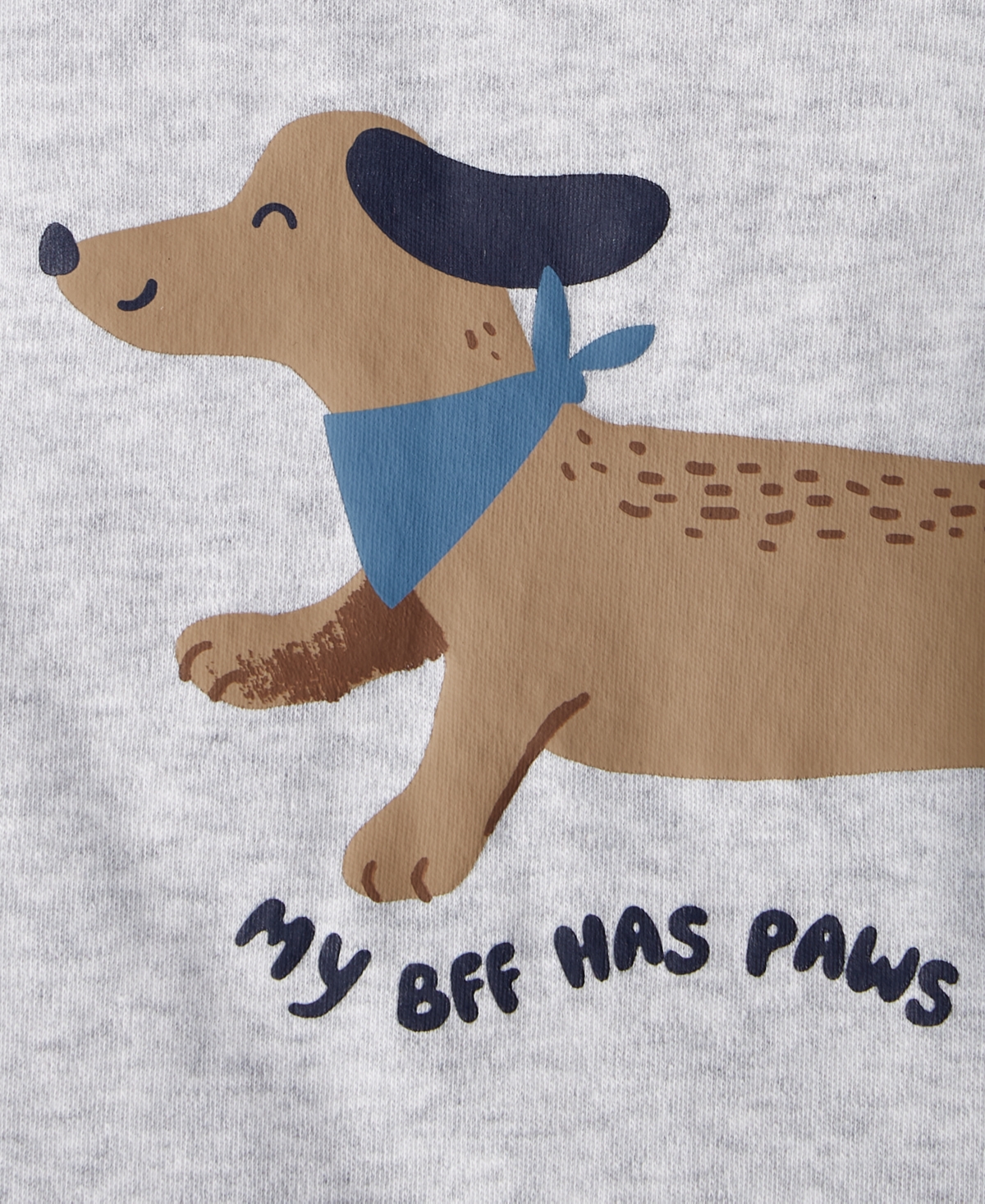 First Impressions Baby Boys Short-sleeve Bff Paw Graphic T-shirt, Exclusively At Macy's In Gray