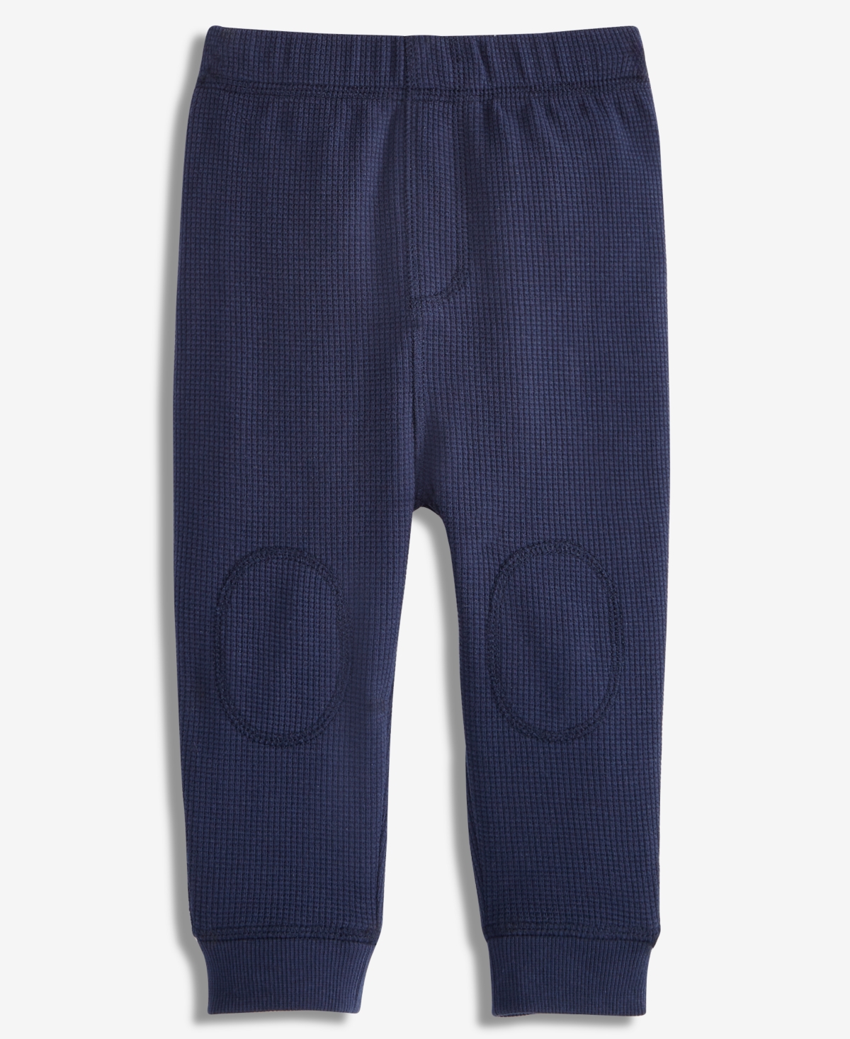 First Impressions Baby Boys Solid Waffle Jogger Pants, Exclusively At Macy's In Blue