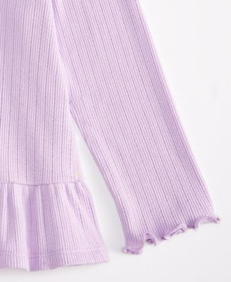 Baby Girls Mix and Match Long Sleeve Pointelle T-Shirt