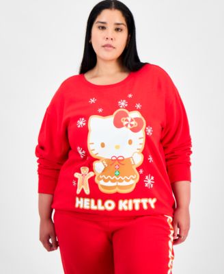 Love Tribe - Trendy Plus Size Hello Kitty Holiday Sweatshirt