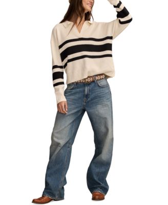 Women's Rugby Polo Long-Sleeve Sweater