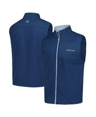 FootJoy - Men's Navy THE PLAYERS Ottoman Knit Full-Zip Vest