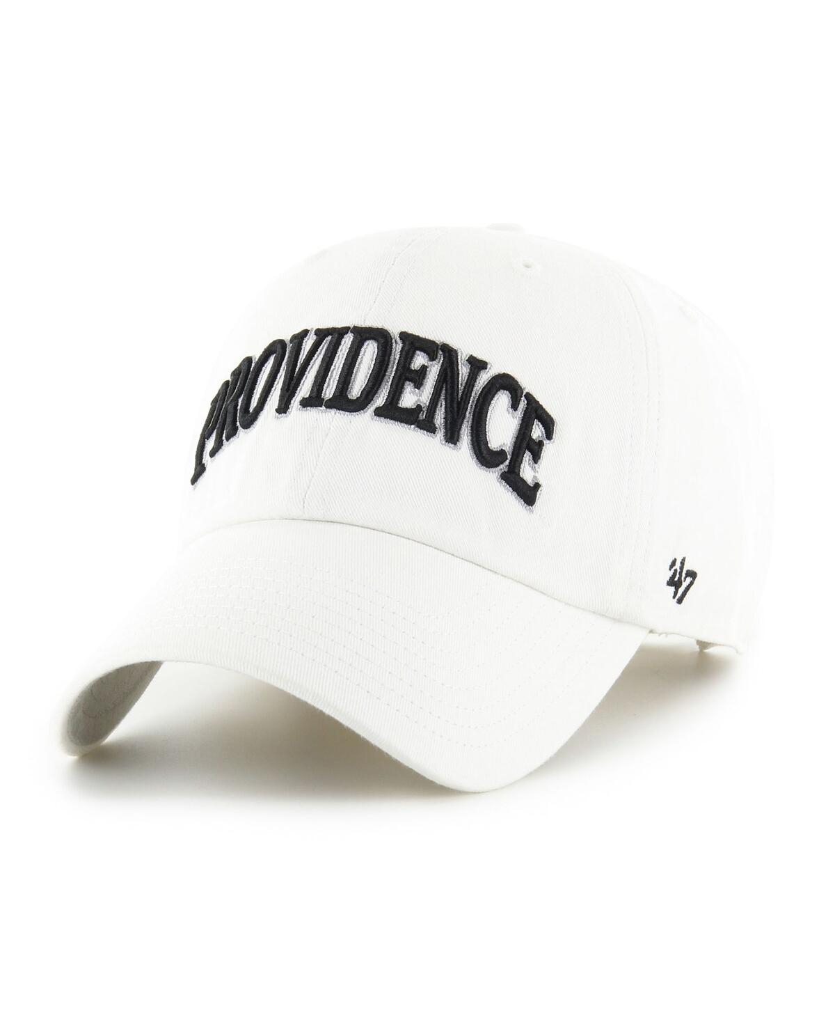 Men's White Providence Friars Clean Up Adjustable Hat - White
