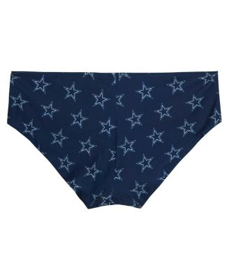 Women's Navy Dallas Cowboys Record Allover Print Knit Panty