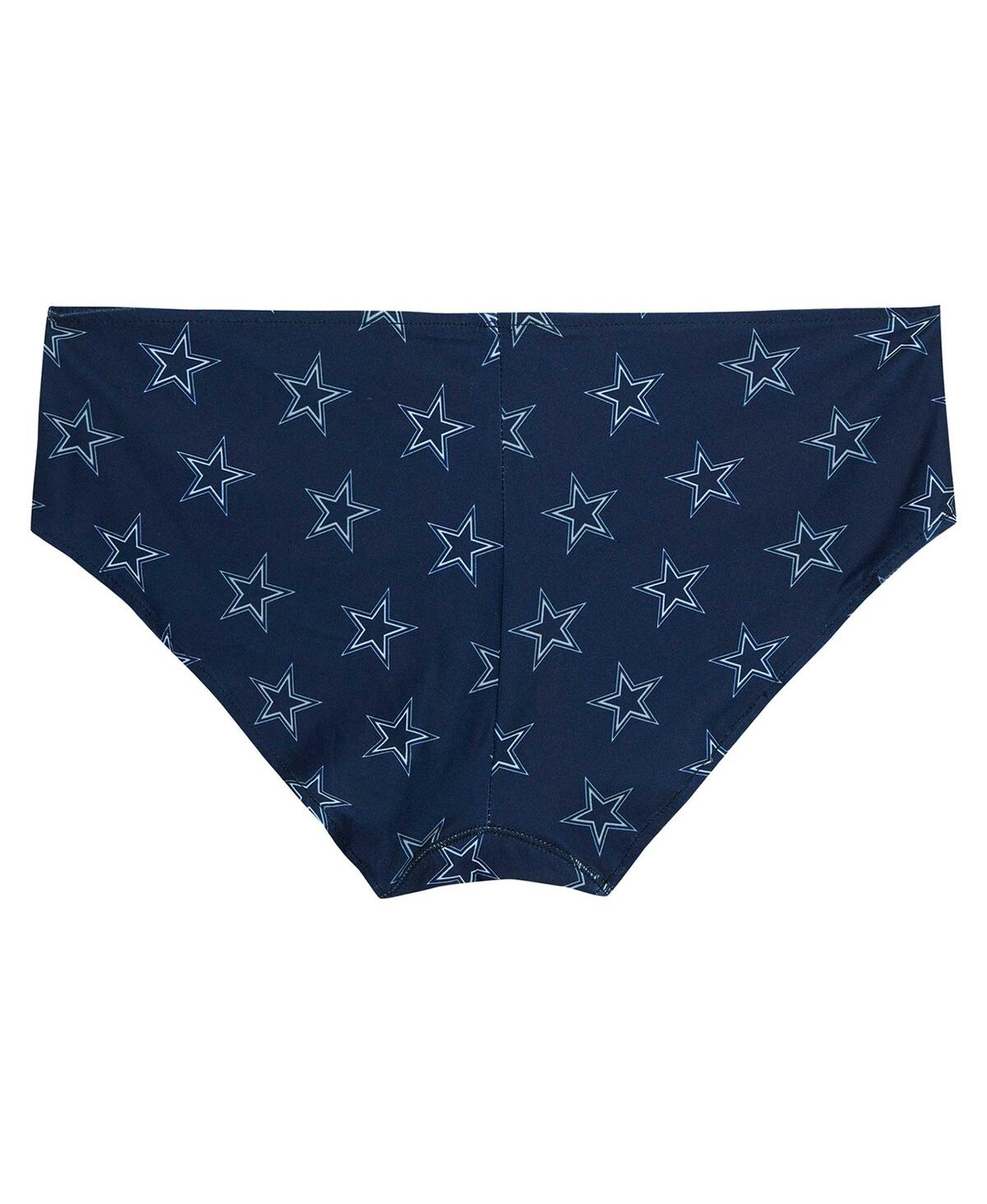 Concepts Sport Women's Navy Dallas Cowboys Record Allover Print Knit Panty In Blue