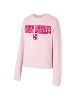 Women's Pink Vegas Golden Knights Tonal Pullover Sweatshirt