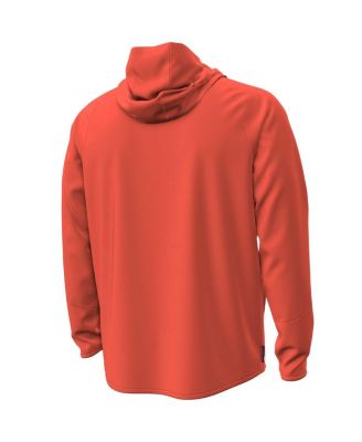 Men's Orange Auburn Tigers Unstoppable Performance Fleece Hoodie&nbsp;Half-Zip Jacket
