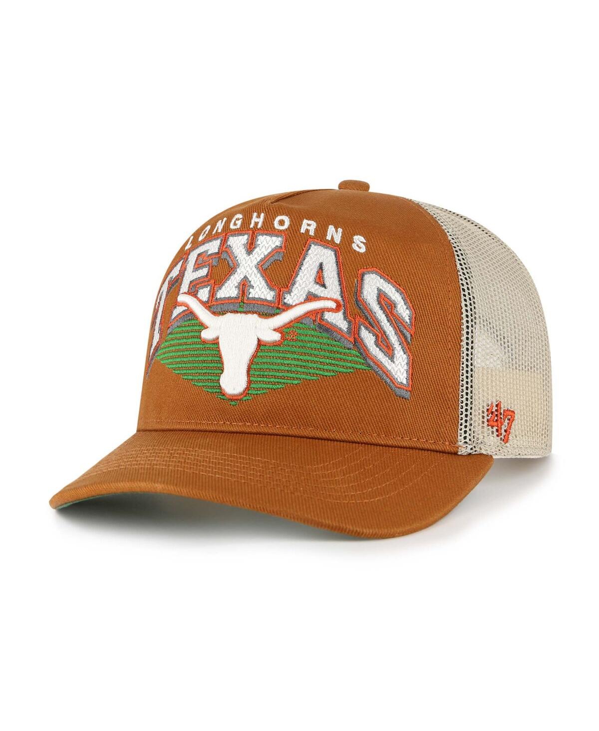 Men's Burnt Orange Texas Longhorns Pomona Mesh Hitch Adjustable Trucker Hat - Burnt Orange