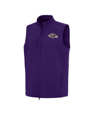 Antigua - Men's Purple Baltimore Ravens Demand Full-Zip Vest