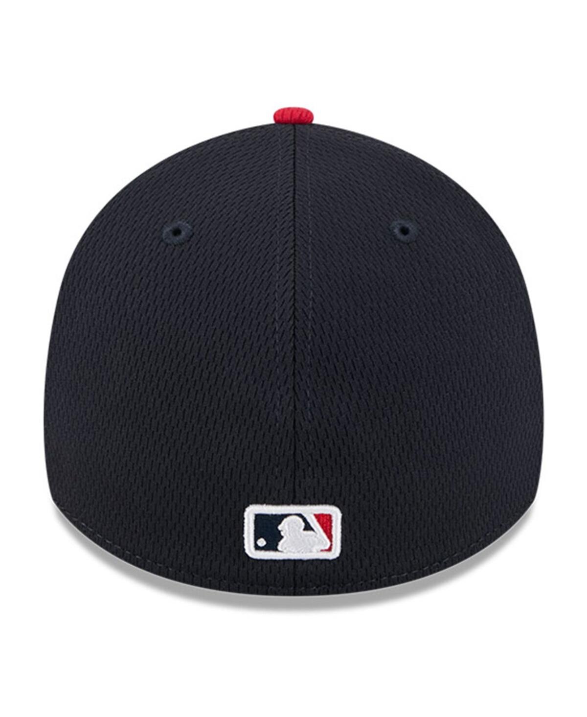 New Era Men's Navy/red Minnesota Twins 2025 Mlb All-star Game Workout 39thirty Flex Hat In Multi