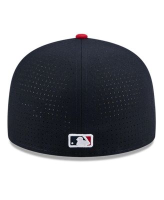 Men's Navy/Red Boston Red Sox 2025 MLB All-Star Game Workout Side Patch 59FIFTY Fitted Hat