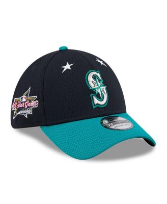 New Era - Men's Navy/Aqua Seattle Mariners 2025 MLB All-Star Game 39THIRTY Flex Hat