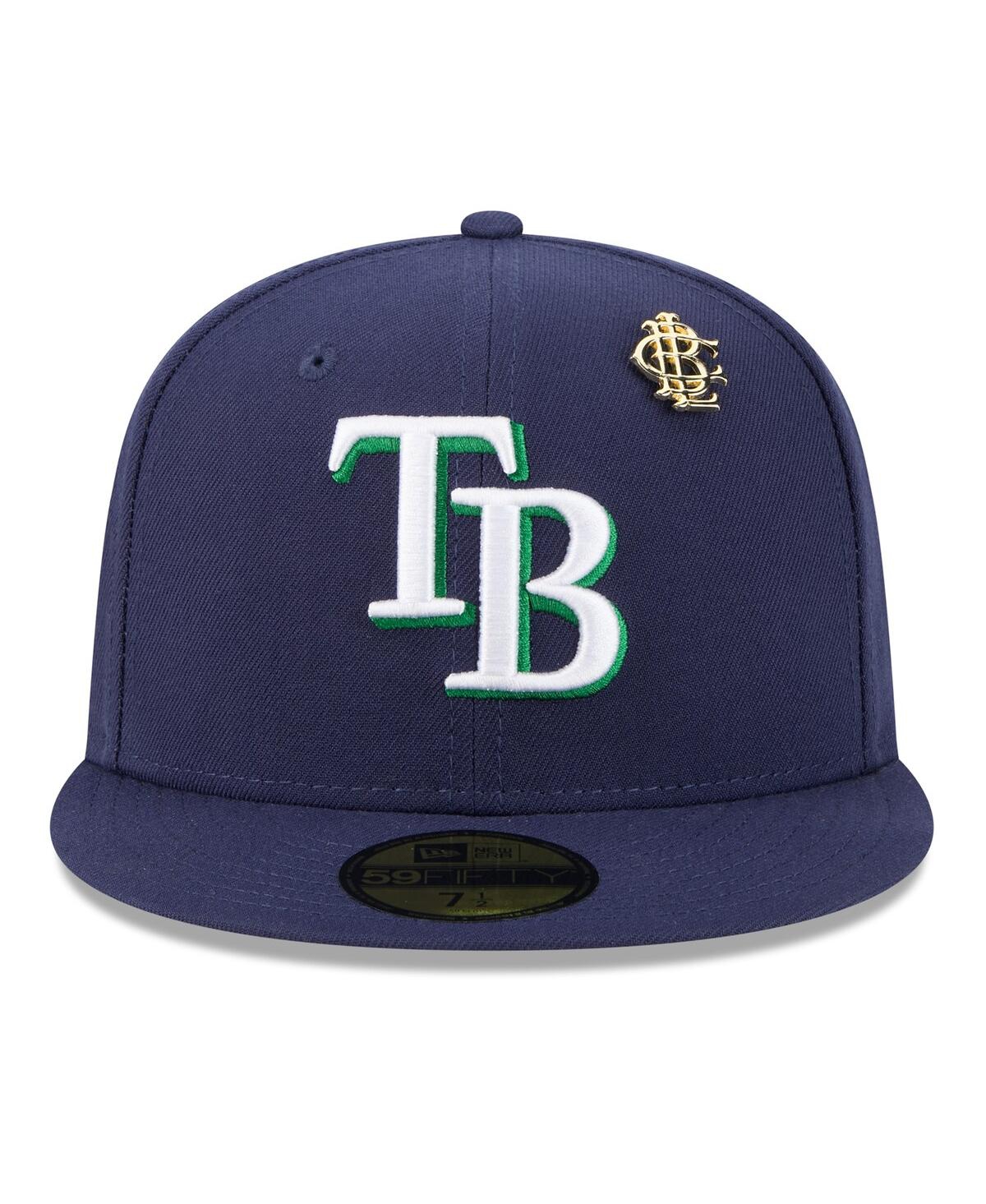 New Era Men's Navy Tampa Bay Rays 2025 Big League Chew 59fifty Fitted Hat In Blue