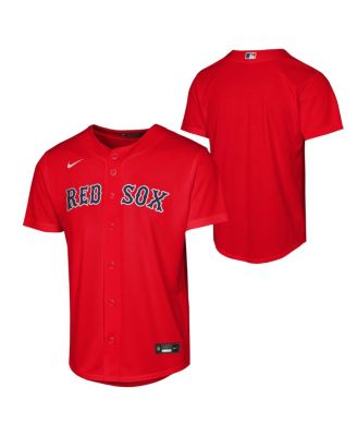 Nike - Big Boys and Girls Red Boston Red Sox Alternate Replica Jersey