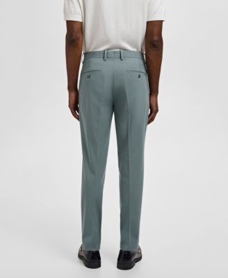 Men's Stretch Fabric Super Slim-Fit Suit Pants