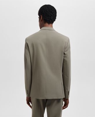 Men's Stretch-Fabric Super Slim-Fit Suit Jacket