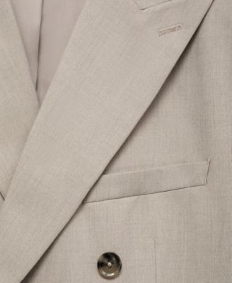 Men's Monaco Double-Breasted Slim-Fit Suit Blazer